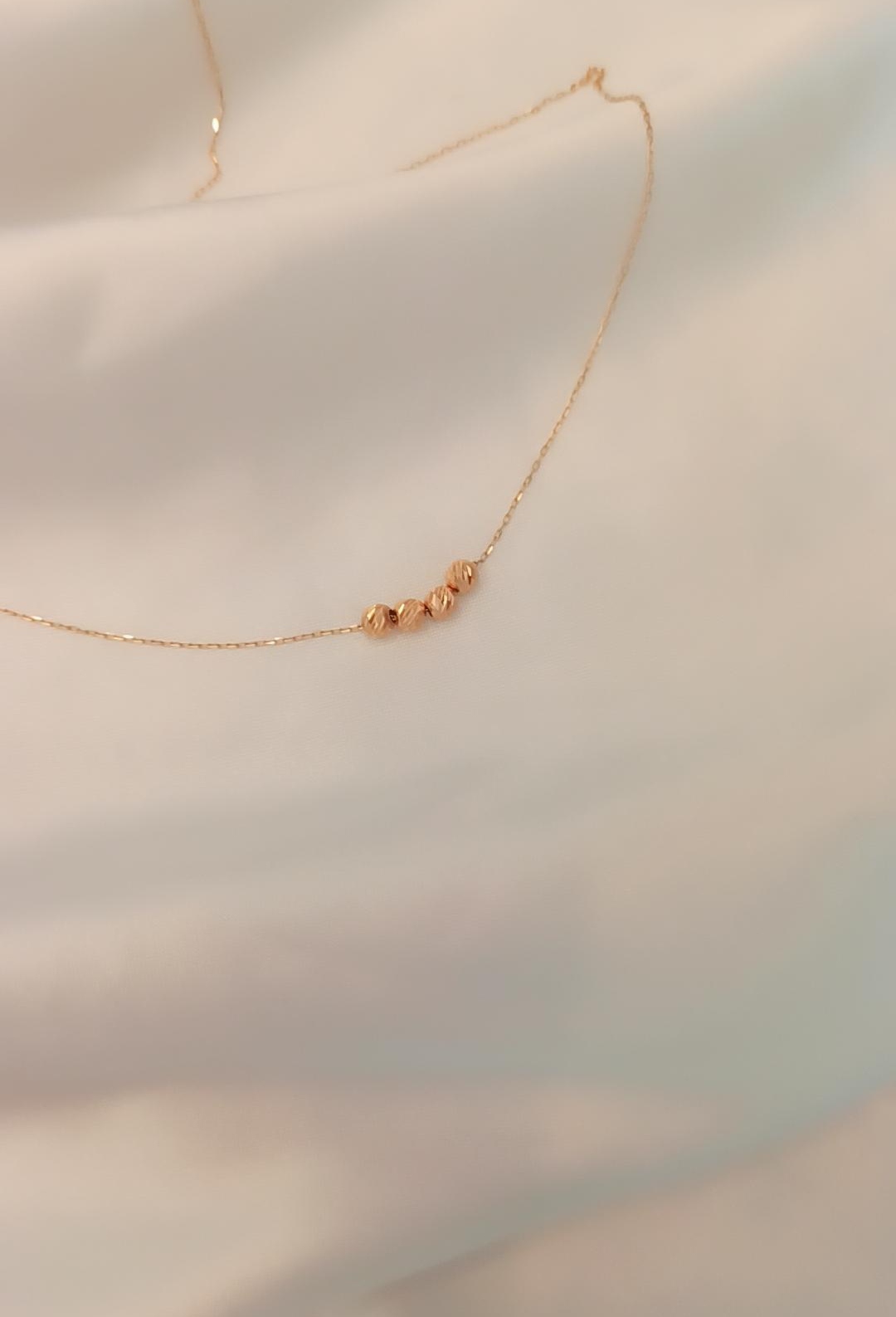 Handmade 14k solid Gold chain necklace, oval mixed round link chain, chunky gold necklace jewelry gift women - Image 7