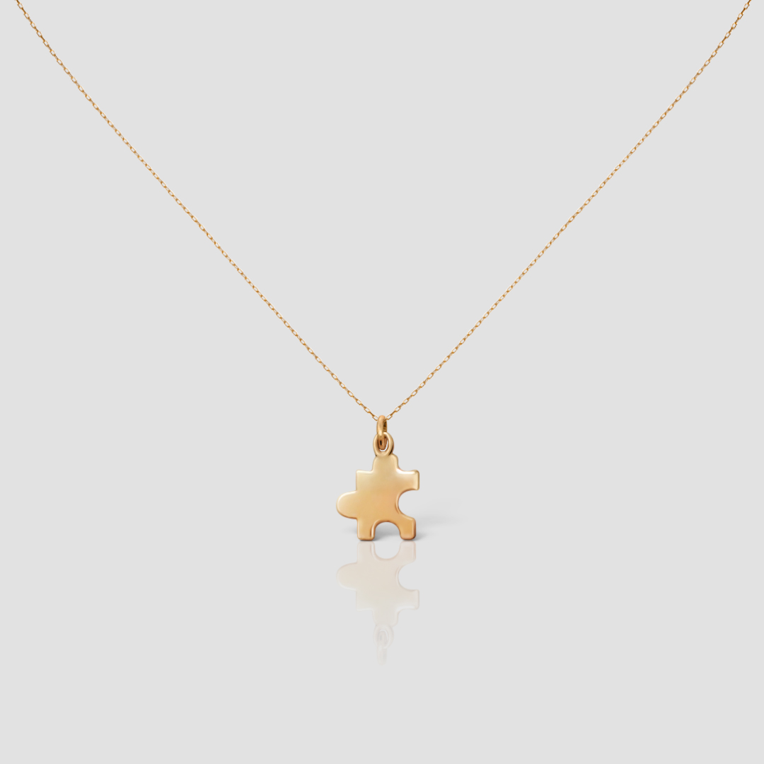 Handmade Solid Gold Puzzle Necklace - Image 6